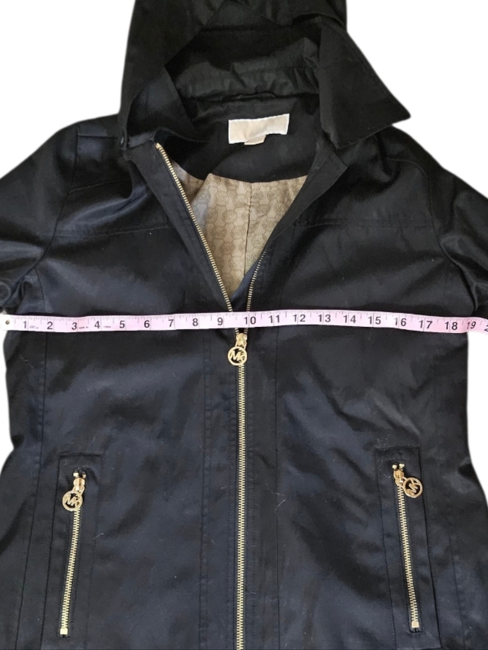 Michael Kors SM Women's Black Raincoat - Picture 9 of 15
